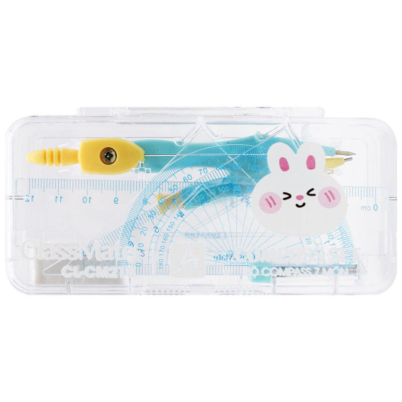 Compa Classmate Bộ Compa 7 Món - Bút Chì Kim Hình Thỏ - ClassMate CL-CM218 - Màu Xanh ...