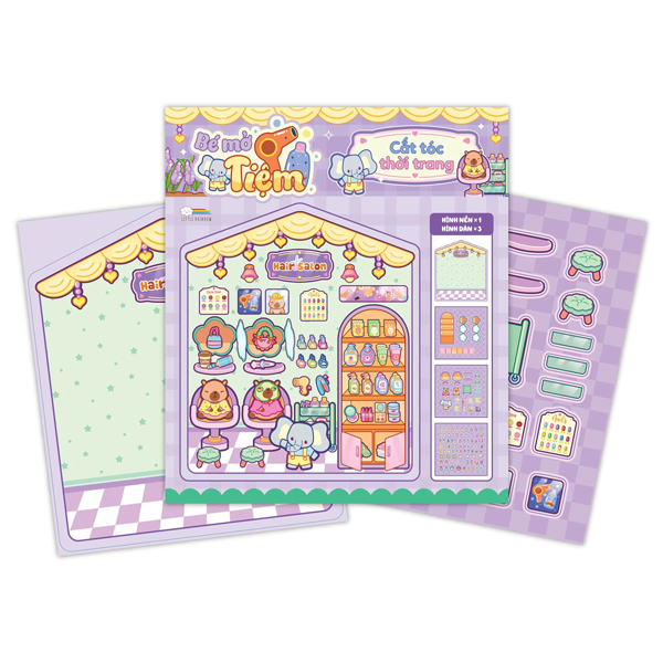 Sách Bé Mở Tiệm - Cắt Tóc Thời Trang - t.hờ