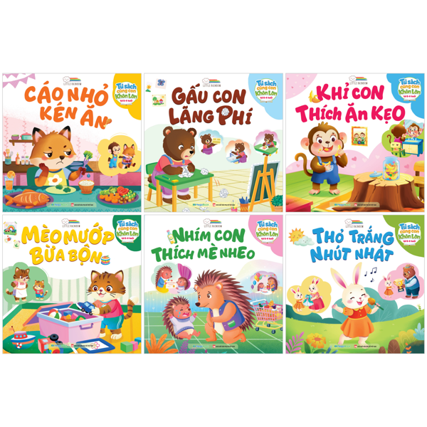 Bộ Sách Tủ Sách Cùng Con Khôn Lớn Từ 2-6 Tuổi (Bộ 6 Cuốn)