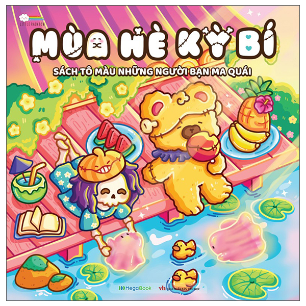 Mùa Hè Kỳ Bí - Sách Tô Màu Những Người Bạn Ma Quái