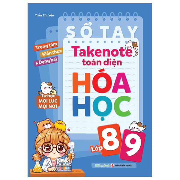 Sổ Tay Takenote Toàn Diện - Hoá Học Lớp 8-9