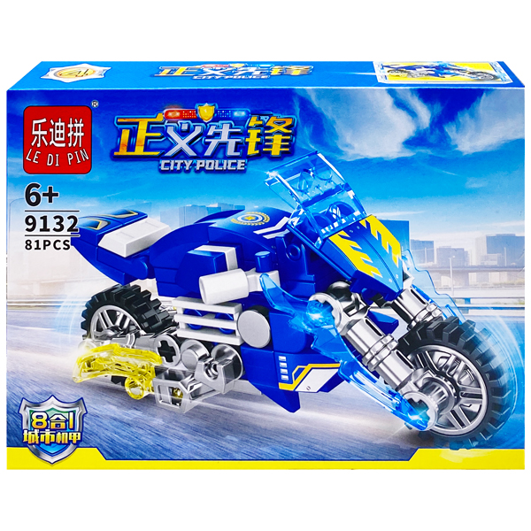Đồ Chơi Lắp Ráp Cảnh Sát - Ledipin TP-9132 - Mẫu 4 (81 Mảnh Ghép)