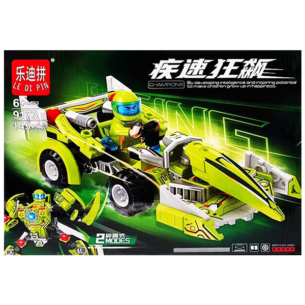 Đồ Chơi Lắp Ráp Robot Biến Hình 01 - Ledipin TP 4916-9173 - Mẫu 4 (145 Mảnh Ghép)