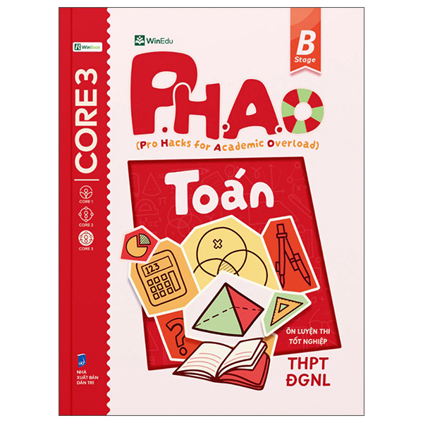 Sách P.H.A.O - Pro Hacks For Academic Overload - Toán - Ôn Luyện Thi Tốt Nghiệ - WinEdu