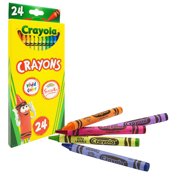 Hộp 24 Bút Sáp Màu Phiên Bản Mới - Crayola 523030