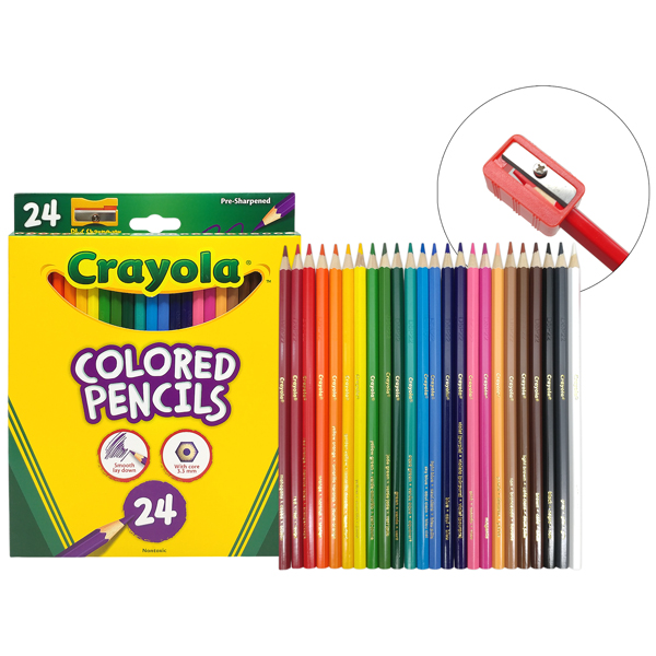 Hộp 24 Bút Chì - Colored Pencil - Phiên Bản Mới - Crayola 682122