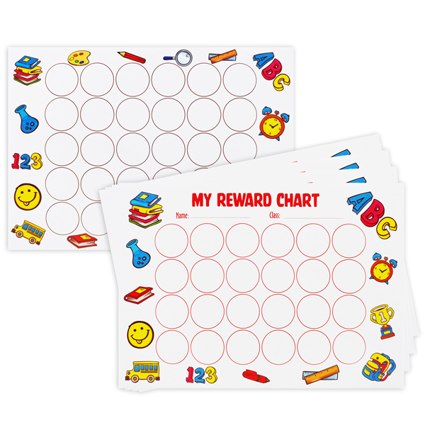 Phiếu Tích Điểm Sticker Khen Thưởng A5 - Teenage KT-04 (5 Tờ/Xấp)