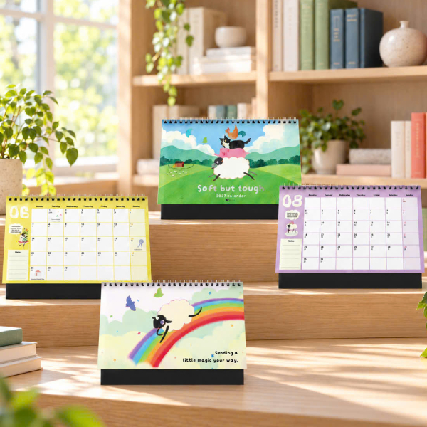 Lịch Để Bàn 2027 - Soft But Tough - SDstationery 2027-SD-LBA