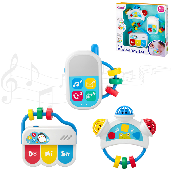 Bộ 3 Xúc Xắc Âm Nhạc - Baoli 2306