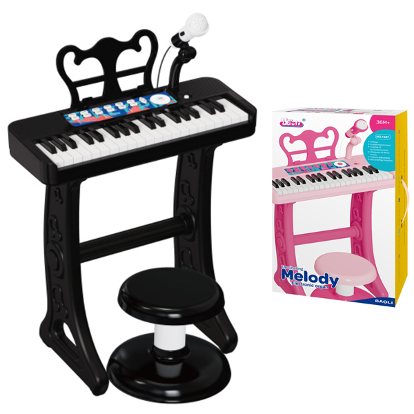 Đồ Chơi Đàn Organ Mini - Baoli 1037#BL - Màu Đen