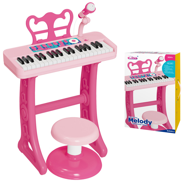 Đồ Chơi Đàn Organ Mini - Baoli 1037#P - Màu Hồng