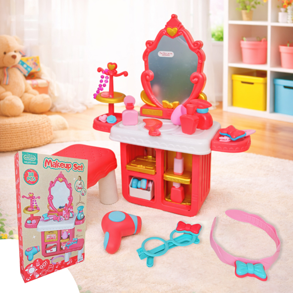 Đồ Chơi Trang Điểm Mini Có Ghế - Mini Kitchen 623-934 (24 Chi Tiết)