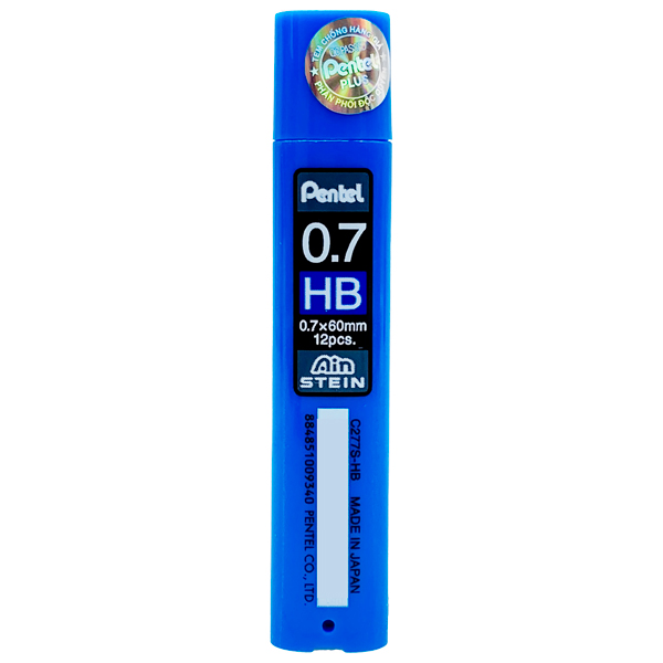 Ruột Chì Kim Ainstein HB 0.7 mm - Pentel C277S-HBX (12pcs x 60mm)