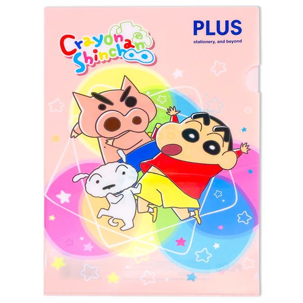 Bìa Lá Crayon Shinchan - Plus 400-V010 - Màu Hồng