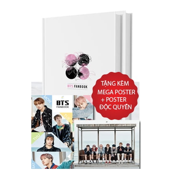 BTS Fanbook - Tặng Kèm Mega Poster Khổ A1 + Poster Độc Quyền (Số Lượng Có Hạn) 