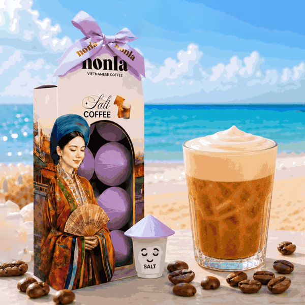Hộp 8 Viên Cafe Vị Muối - Nonla Coffee