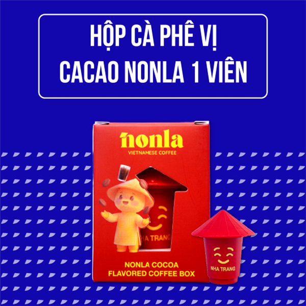 Hộp 1 Viên Cafe Vị Cacao - Nonla Coffee