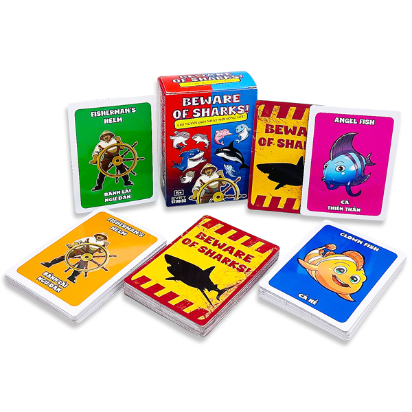Boardgame Beware Of Sharks - Chỉ Người Giỏi Nhất Mới Sống Sót