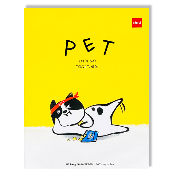 Tập Học Sinh - 4 Ô Ly - 96 Trang 120gsm - Deli NA96-PET-ID