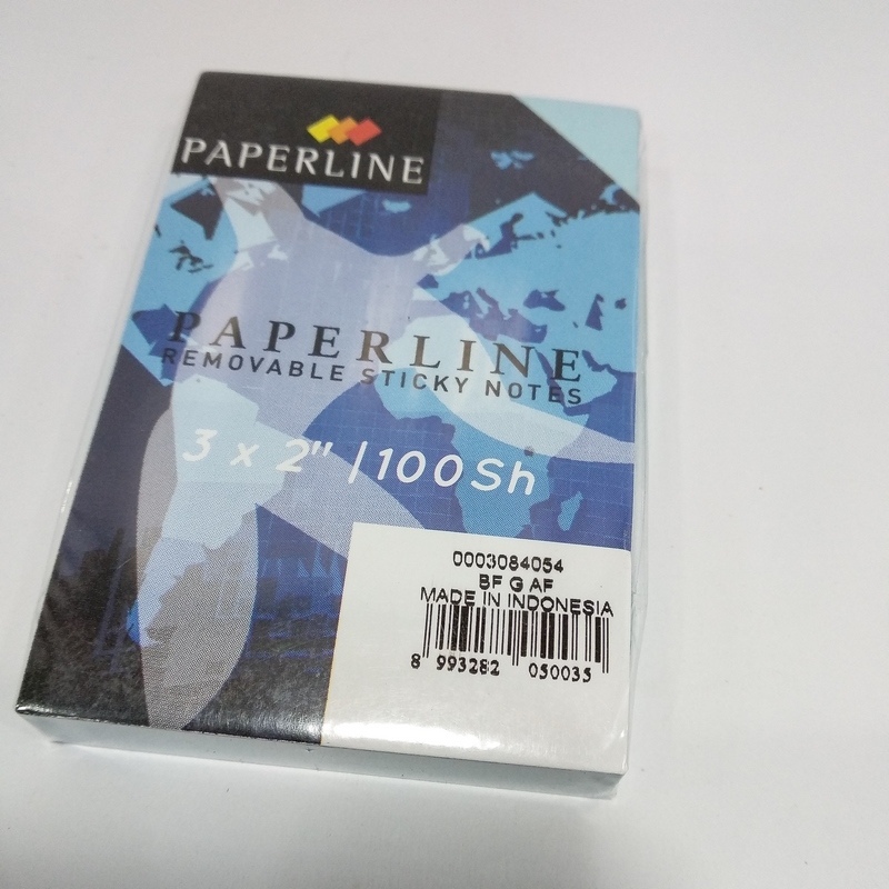 Giấy Note Stickiii 3X2 PAPERLINE - Xanh Dương - FAHASA.COM