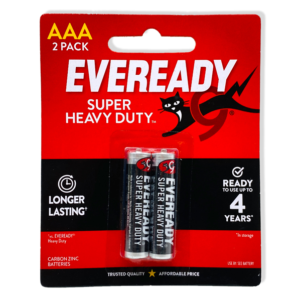 Vỉ 2 Pin Eveready Super Heavy Duty 1212 AAA BP2
