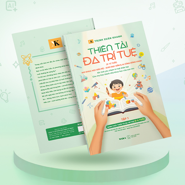 Bộ  Thiên Tài Đa Trí Tuệ (0-12 Tuổi) - Tập 1 - Đánh Thức Thiên Tài Đa Trí Tuệ (0-6 Tuổi)