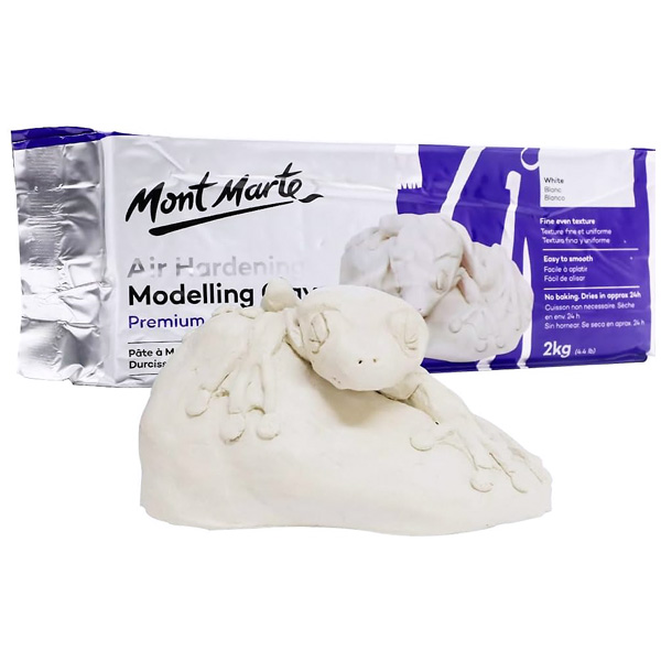 Đất Nặn Tự Khô 2kg - Mont Marte MMSP0007 - Màu Trắng