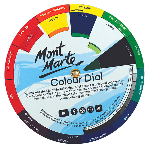 Bảng Hướng Dẫn Pha Màu - Mont Marte MAXX0039