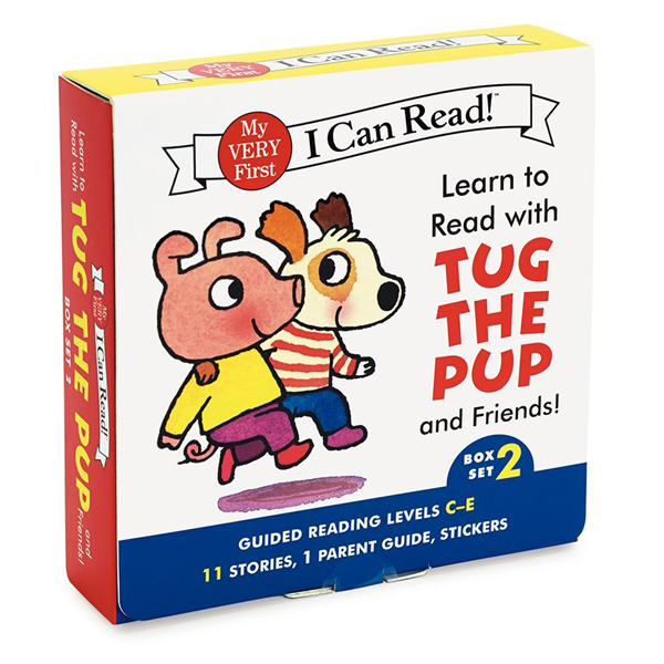 Learn to Read with Tug the Pup and Friends! Box Set 2: Levels Included: C-E (My Very First I Can Read)