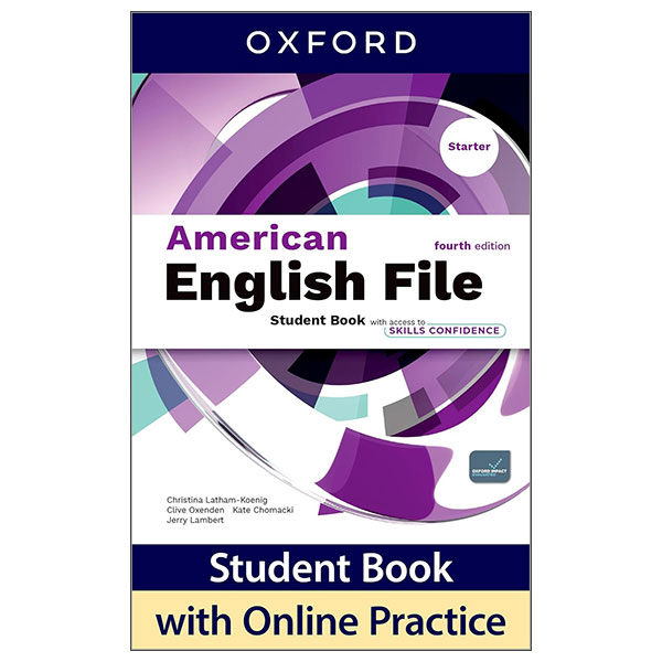 American English File 4th Edition Starter - Student's Book With Access To Skills Confidence