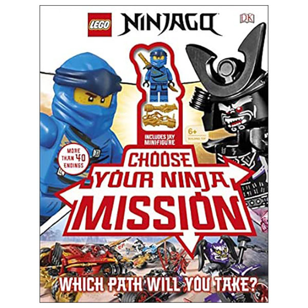 LEGO NINJAGO - Choose Your Ninja Mission (With NINJAGO Jay Minifigure) - Hard Back