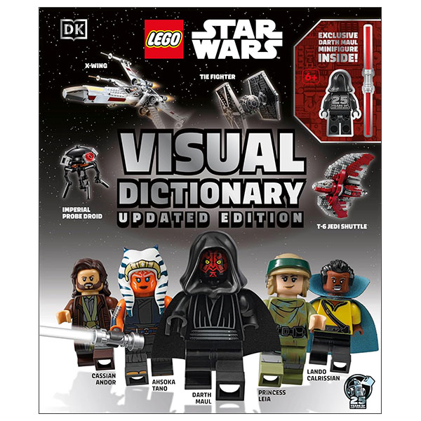 LEGO Star Wars Visual Dictionary Updated Edition (With Exclusive Star Wars Minifigure) - Hard Back