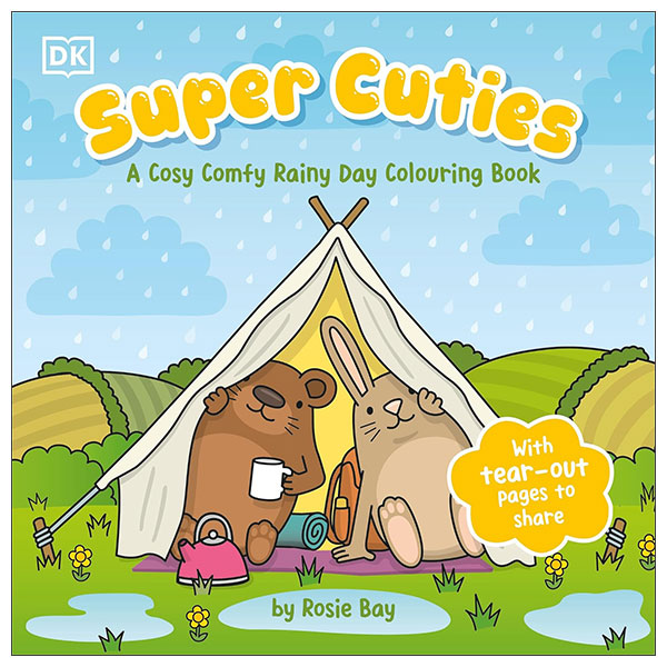 Super Cuties - A Cosy Comfy Rainy Day Colouring Book