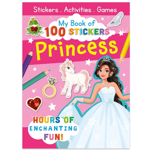 My Book Of 100 Stickers - Princess