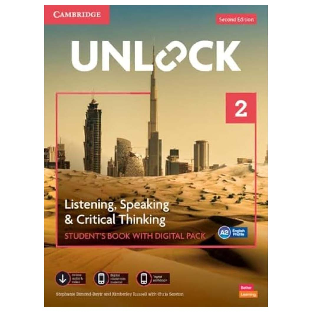 Unlock Level 2 Listening, Speaking And Critical Thinking Student's Book With Digital Pack 2ed
