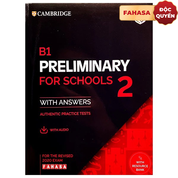 B1 Preliminary For School 2 For The Revised 2020 Exam SB With Answers With Audio With Resource Bank