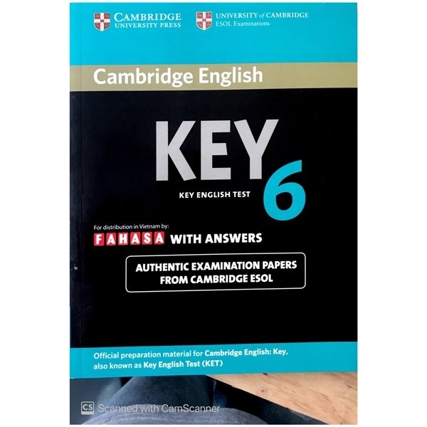 [Phiên chợ sách cũ] Cambridge English KEY - Key English Test 6 With Answers (FAHASA Reprint Edition)