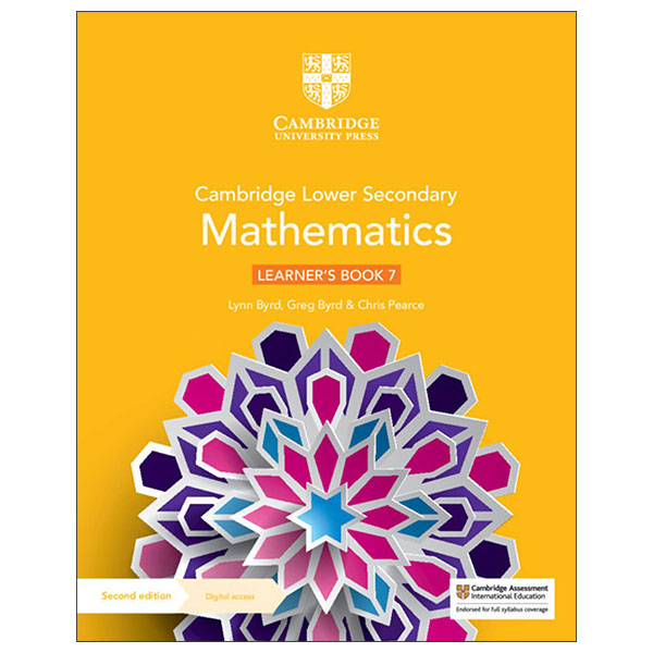 Cambridge Lower Secondary Mathematics Learner's Book 7 With Digital Access (1 Year) - Second Edition