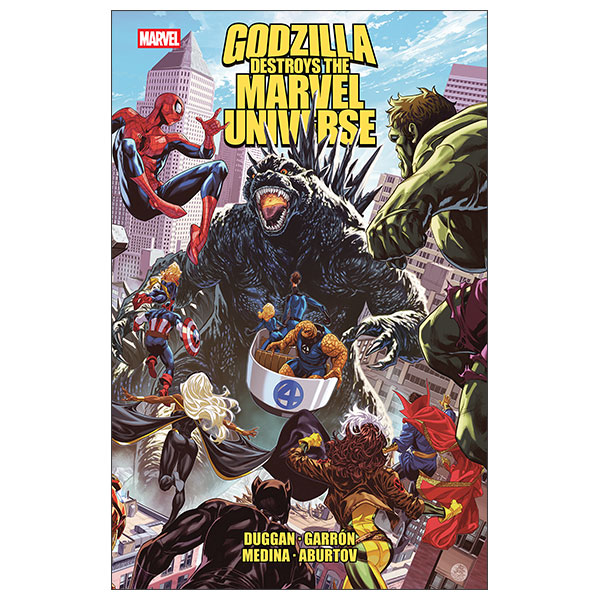 Godzilla Destroys The Marvel Universe
