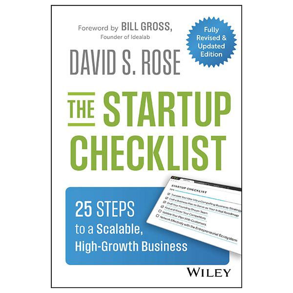 The Startup Checklist - 25 Steps To A Scalable, High-Growth Business (2nd Edition) - Hard Back
