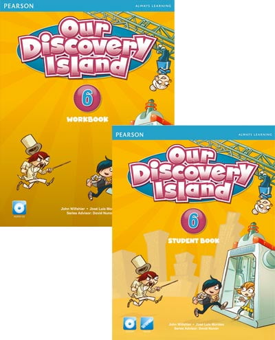 [Phiên chợ sách cũ] Our Discovery Island AmE (SB6 w/CDROM + WB6 w/CD) 