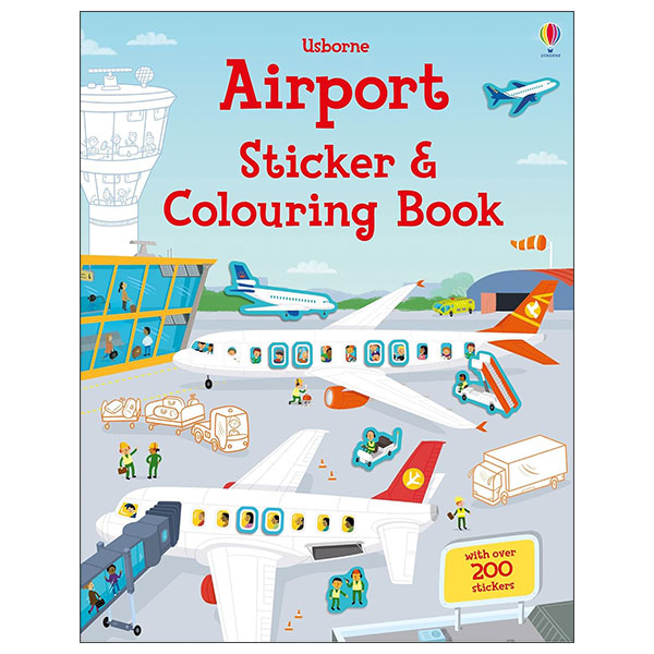 Airport Sticker And Colouring Book
