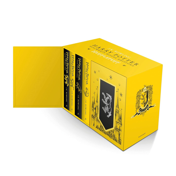 [Phiên chợ sách cũ] Harry Potter Hufflepuff House Editions Hardback Box Set