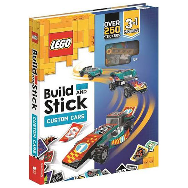 LEGO® Books-Build And Stick-Custom Cars