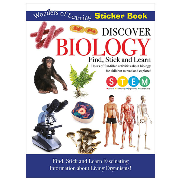 Discover Biology Sticker Book - Find, Stick and Learn