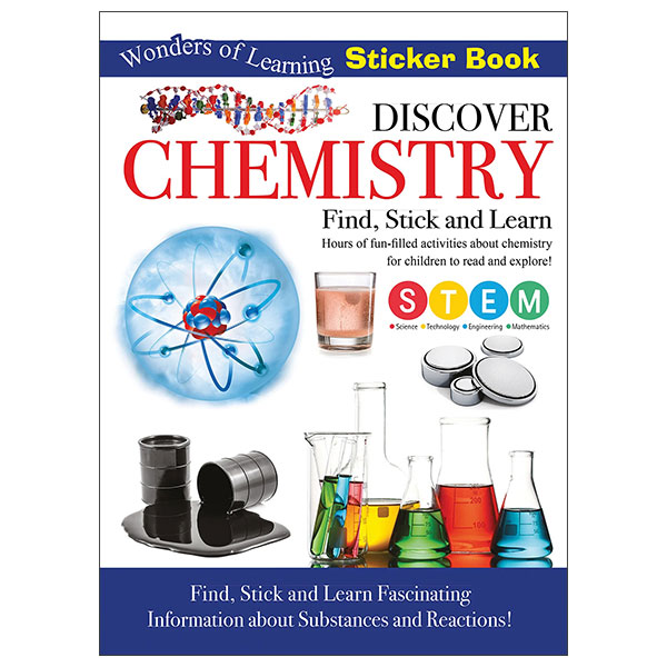 Discover Chemistry Sticker Book - Find, Stick and Learn