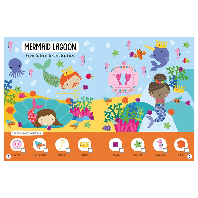 Mermaid Ineractive Book Mermaids Activity Book - FAHASA.COM
