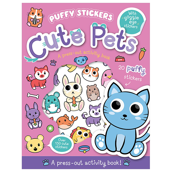 [Phiên chợ sách cũ] Puffy Sticker - Cute Pets