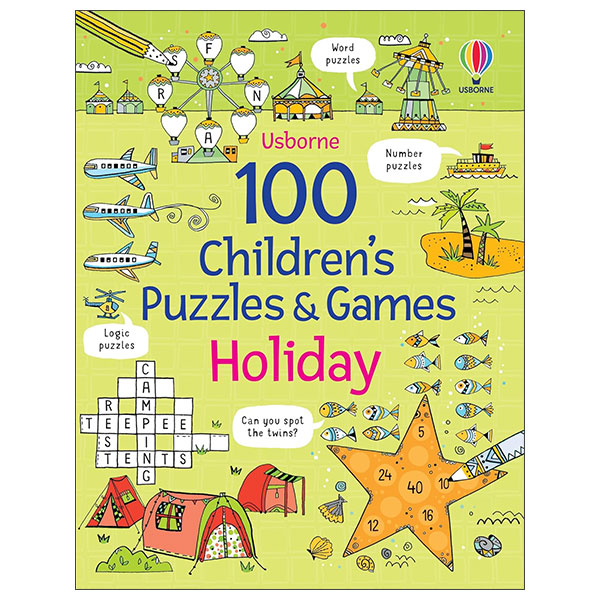 100 Children's Puzzles And Games - Holiday
