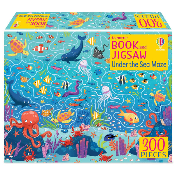Usborne Book And Jigsaw - Under The Sea Maze